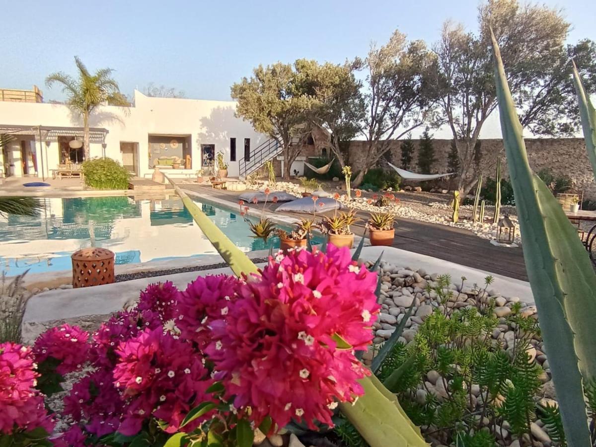 ホテル Les Jardins De Silona, Piscine Chauffee エッサウィラ エクステリア 写真