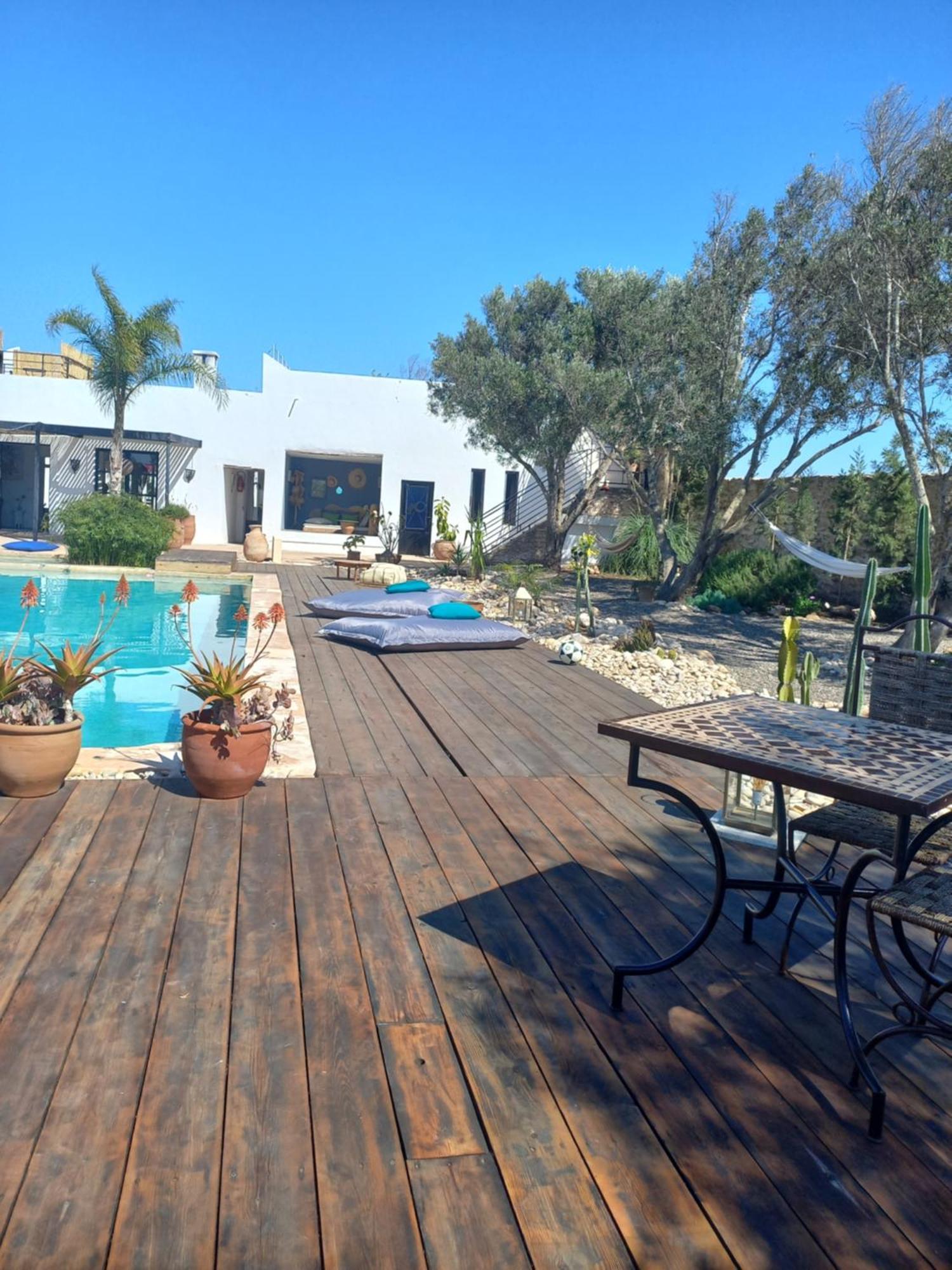 ホテル Les Jardins De Silona, Piscine Chauffee エッサウィラ エクステリア 写真