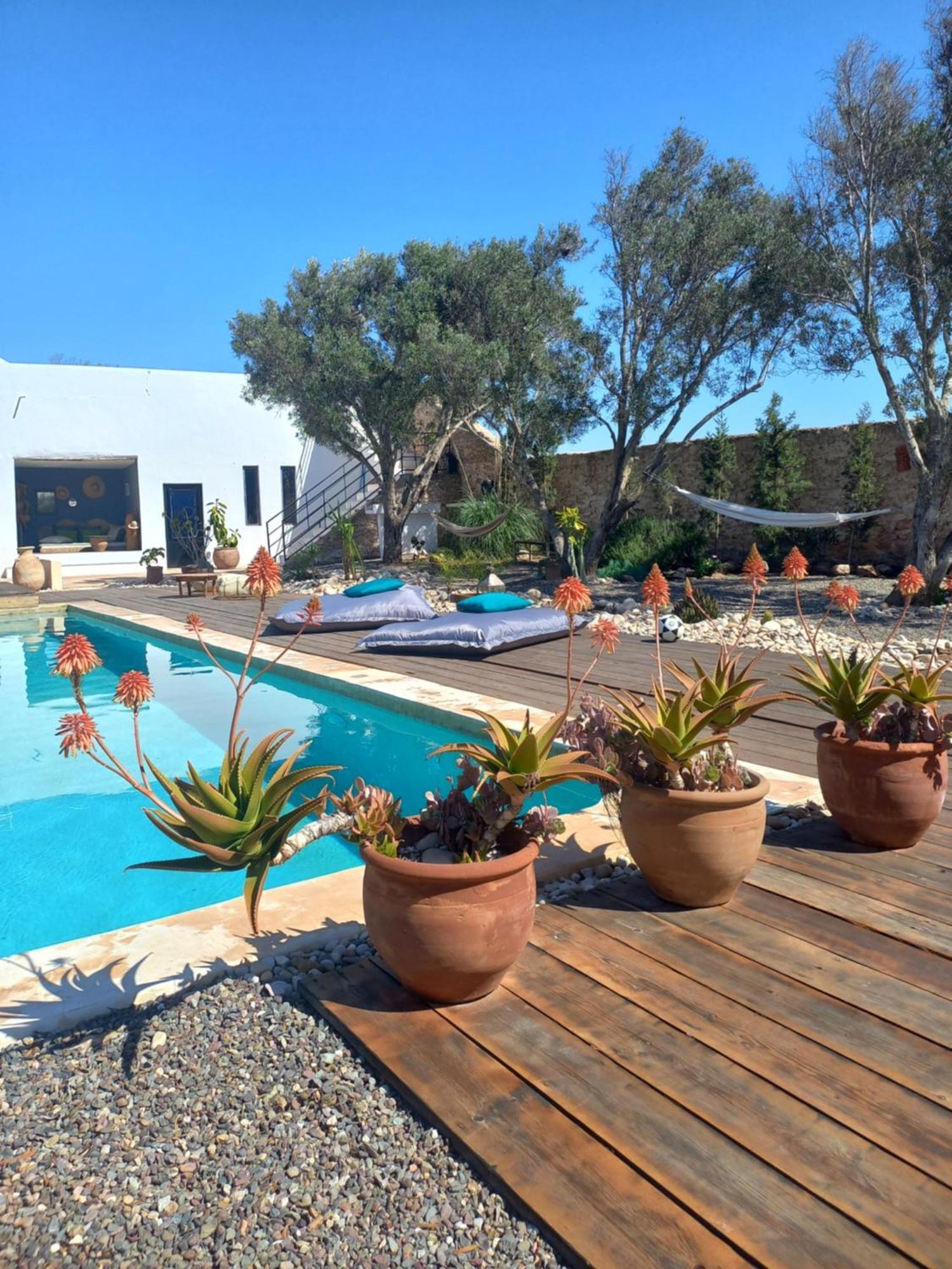 ホテル Les Jardins De Silona, Piscine Chauffee エッサウィラ エクステリア 写真