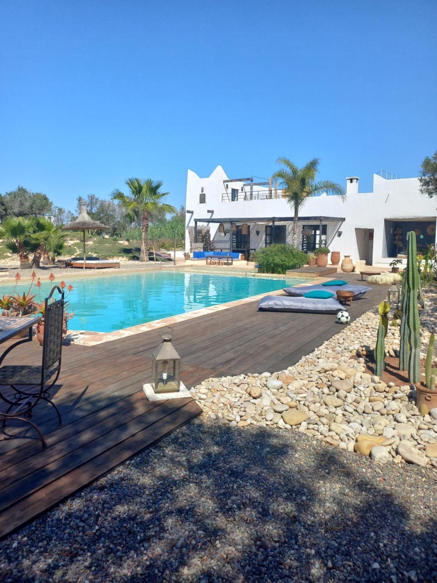 ホテル Les Jardins De Silona, Piscine Chauffee エッサウィラ エクステリア 写真