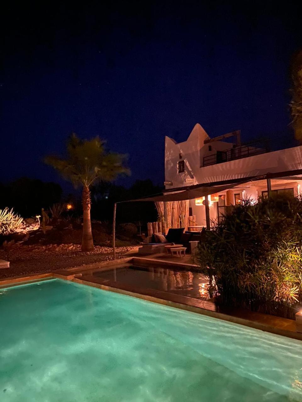 ホテル Les Jardins De Silona, Piscine Chauffee エッサウィラ エクステリア 写真