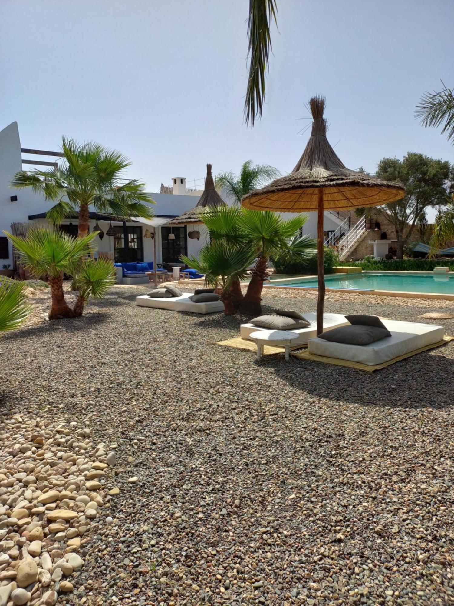 ホテル Les Jardins De Silona, Piscine Chauffee エッサウィラ エクステリア 写真